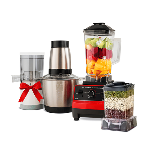 بكج خلاط ومطحنة وفرامة + عصارة مجاناً